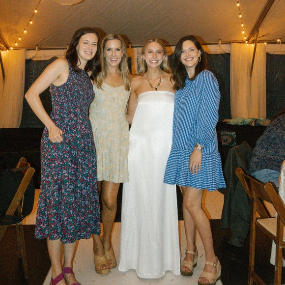 White Formal Dress A&F - Picture 2 of 6